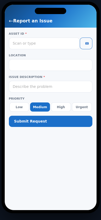 Alif AMS Pro — Field Mobile App — Report an Issue