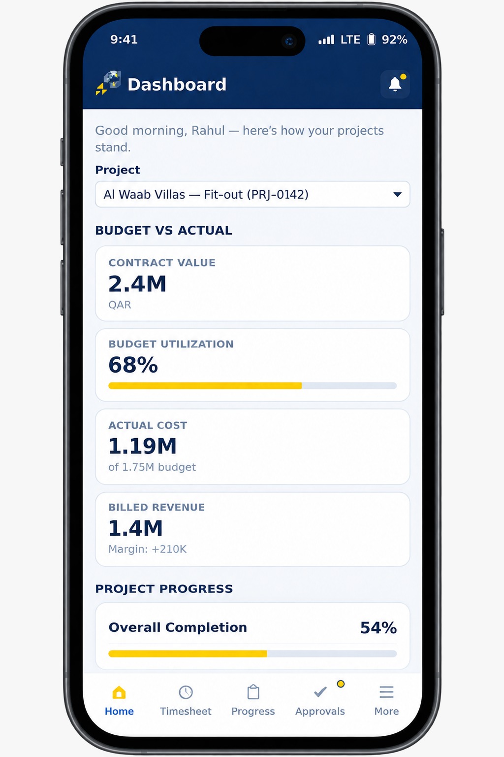 Alif PMS Pro — Engineers App screenshot